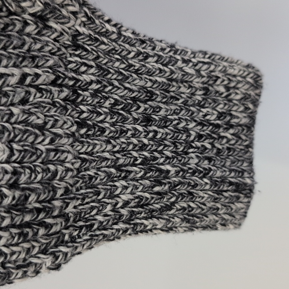 Denver Hayes Heathered Grey & White Cotton Crew neck Pullover Sweater Size Small - Picture 7 of 9